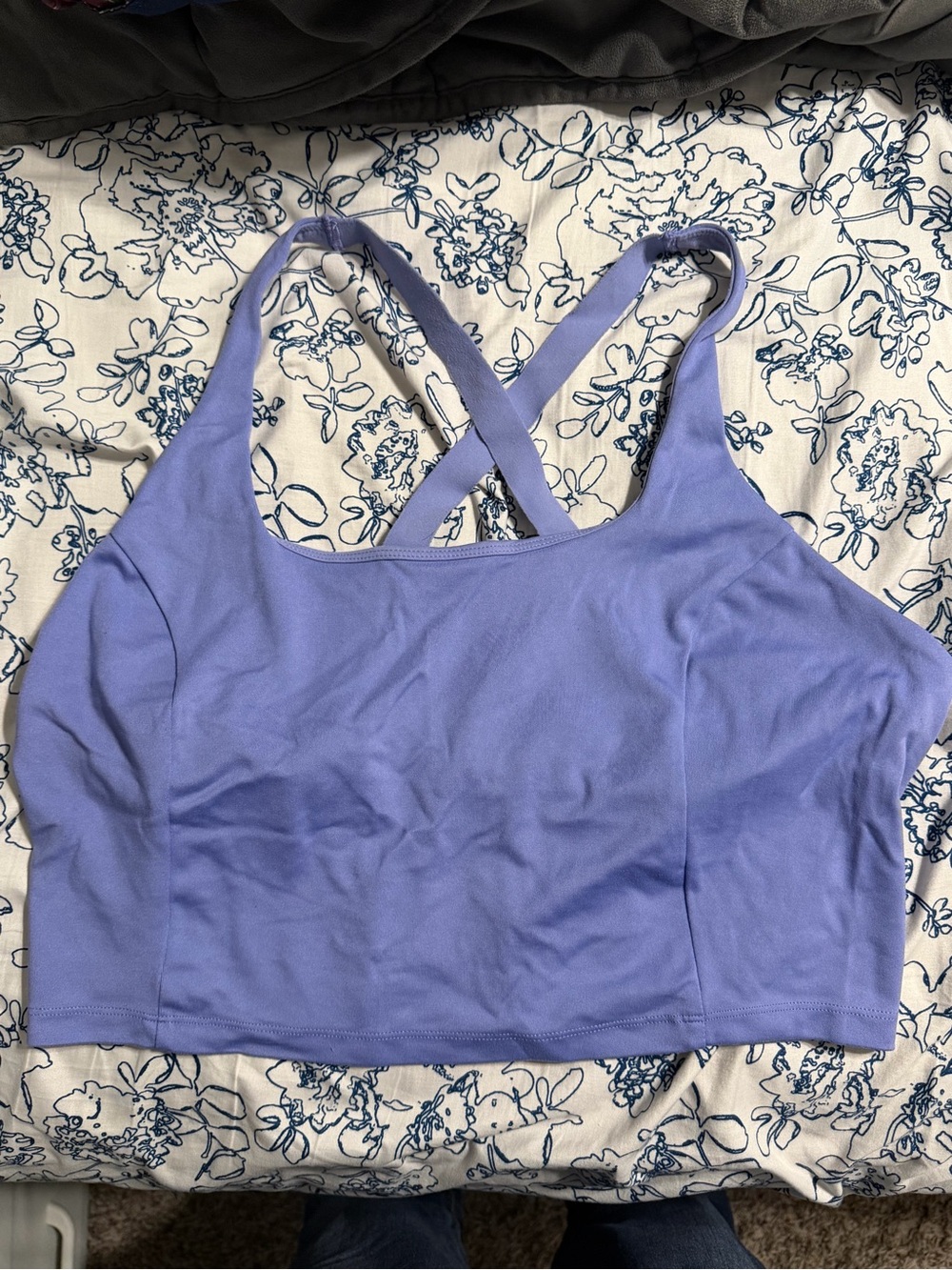 Victoria’s Secret Purple Bralette Top Sports Bra Size XL